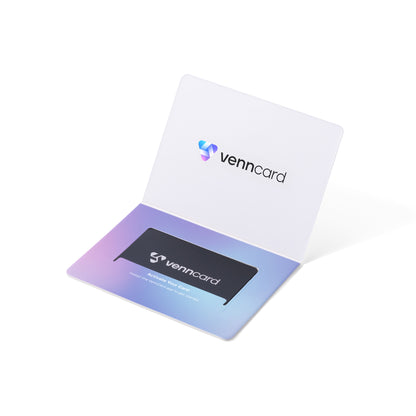 VennCard Matte Black Metal Card